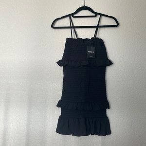 Women’s tight black dress